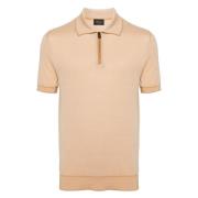 Casual poloshirt met korte mouwen wit Brioni , Brown , Heren