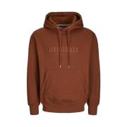 Freewear Rood Sweat Hoodie Brandy Brown Jack & Jones , Brown , Heren