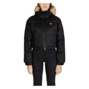 Faux Alaska Jassen en Mantels Collectie Tommy Jeans , Black , Dames