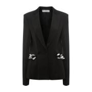 Zwarte Ketting Link Blazer JW Anderson , Black , Dames