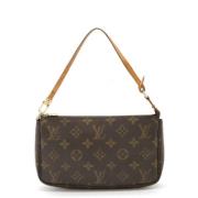 Pre-owned Fabric louis-vuitton-bags Louis Vuitton Vintage , Brown , Da...