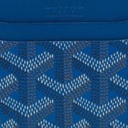 Pre-owned Coated canvas wallets Goyard Vintage , Blue , Heren