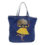 Pre-owned Fabric prada-bags Prada Vintage , Blue , Dames