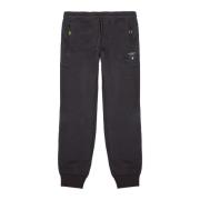 Casual katoenen broek Aeronautica Militare , Black , Heren