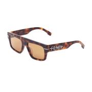 Zonnebril Fendigraphy Fe40091U Fendi , Brown , Heren