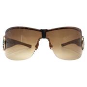 Pre-owned Plastic sunglasses Gucci Vintage , Brown , Dames