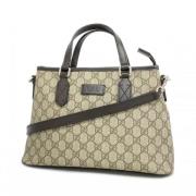 Pre-owned Fabric handbags Gucci Vintage , Brown , Dames