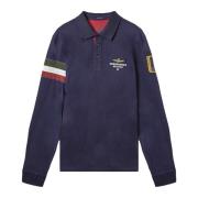 Stijlvolle Polo Shirt Aeronautica Militare , Blue , Heren