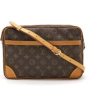 Pre-owned Fabric louis-vuitton-bags Louis Vuitton Vintage , Brown , Da...