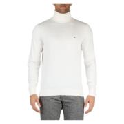 Hoge hals trui van katoen en kasjmier Tommy Hilfiger , Beige , Heren