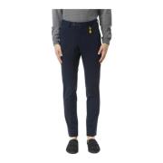 Elegante Stretchy Viscose Blend Broek Manuel Ritz , Blue , Heren