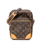 Pre-owned Canvas louis-vuitton-bags Louis Vuitton Vintage , Brown , Da...