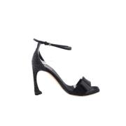 Pre-owned Leather sandals Dior Vintage , Black , Dames