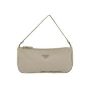 Pre-owned Nylon handbags Prada Vintage , Beige , Dames