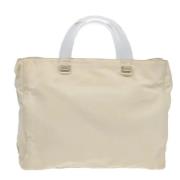 Pre-owned Fabric prada-bags Prada Vintage , White , Dames