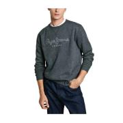 Moderne Sweatshirt met Hoogwaardige Stof Pepe Jeans , Gray , Heren