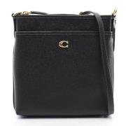 Pre-owned Leather shoulder-bags Coach Pre-owned , Black , Dames