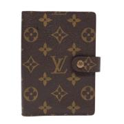 Pre-owned Canvas wallets Louis Vuitton Vintage , Brown , Dames