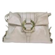 Pre-owned Leather shoulder-bags Bvlgari Vintage , Gray , Dames