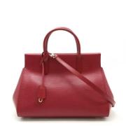 Pre-owned Leather louis-vuitton-bags Louis Vuitton Vintage , Red , Dam...