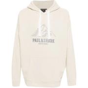 Casual Beige Katoen Hoodie Paul & Shark , Beige , Heren