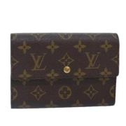 Pre-owned Canvas wallets Louis Vuitton Vintage , Brown , Dames