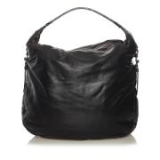 Pre-owned Leather shoulder-bags Bottega Veneta Vintage , Black , Dames