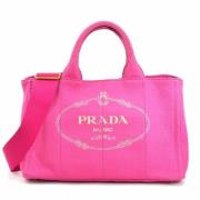 Pre-owned Canvas prada-bags Prada Vintage , Pink , Dames