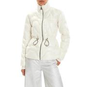 Witte Pufferjas Regular Fit Patrizia Pepe , Beige , Dames