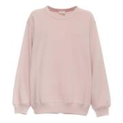 Peony Crew Neck Sweatshirt Aw24 Dries Van Noten , Pink , Dames