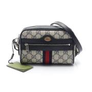 Pre-owned Leather gucci-bags Gucci Vintage , Gray , Dames