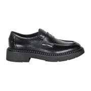 Leren Mocassins met Metalen Details ASH , Black , Dames