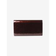 Pre-owned Leather wallets Louis Vuitton Vintage , Red , Dames