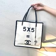 Pre-owned Canvas chanel-bags Chanel Vintage , White , Dames