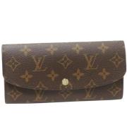 Pre-owned Canvas wallets Louis Vuitton Vintage , Brown , Dames