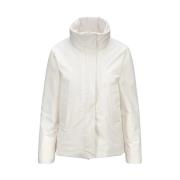 Witte Waterdichte Winddichte Jas K-Way , White , Dames