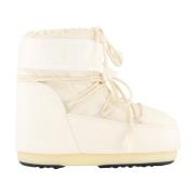 Lage Nylon Iconische Winterlaarzen Moon Boot , White , Dames