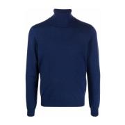 Blauwe Cashmere Casual Sweater Malo , Blue , Heren