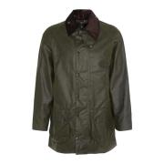 Katoenen Jas met Stijl Mwx0017 Barbour , Green , Heren