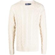 Casual Beige Pullover Sweater Polo Ralph Lauren , Beige , Heren