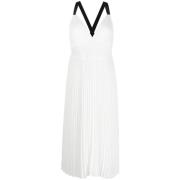 Witte Maxi Jurk met Broomstick Plooien Proenza Schouler , White , Dame...