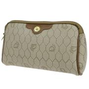 Pre-owned Canvas clutches Dior Vintage , Brown , Dames