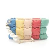 Pre-owned Leather clutches Chanel Vintage , Multicolor , Dames