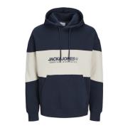 Legacy Colorblock Hoodie Jack & Jones , Blue , Heren