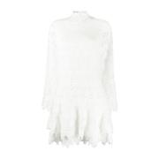 Witte Kant Mini Jurk Simkhai , White , Dames