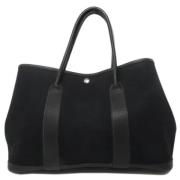 Pre-owned Canvas totes Hermès Vintage , Black , Dames