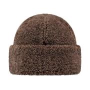 Teddybow Hat Warme Wintermuts Barts , Brown , Dames