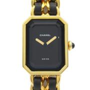 Pre-owned Metal watches Chanel Vintage , Black , Dames