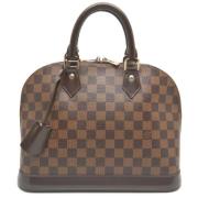 Pre-owned Canvas handbags Louis Vuitton Vintage , Brown , Dames