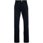 Elegante Straight Jeans Blauw Katoen Kasjmier Giorgio Armani , Blue , ...